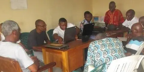 Consulting with Dr. Aaron